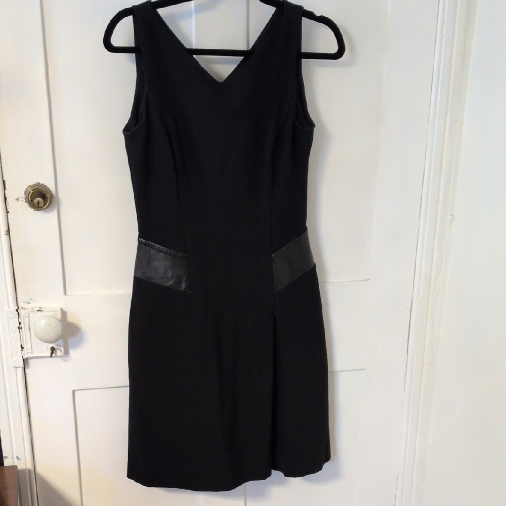 Ralph Lauren Black V-Neck Mini Dress